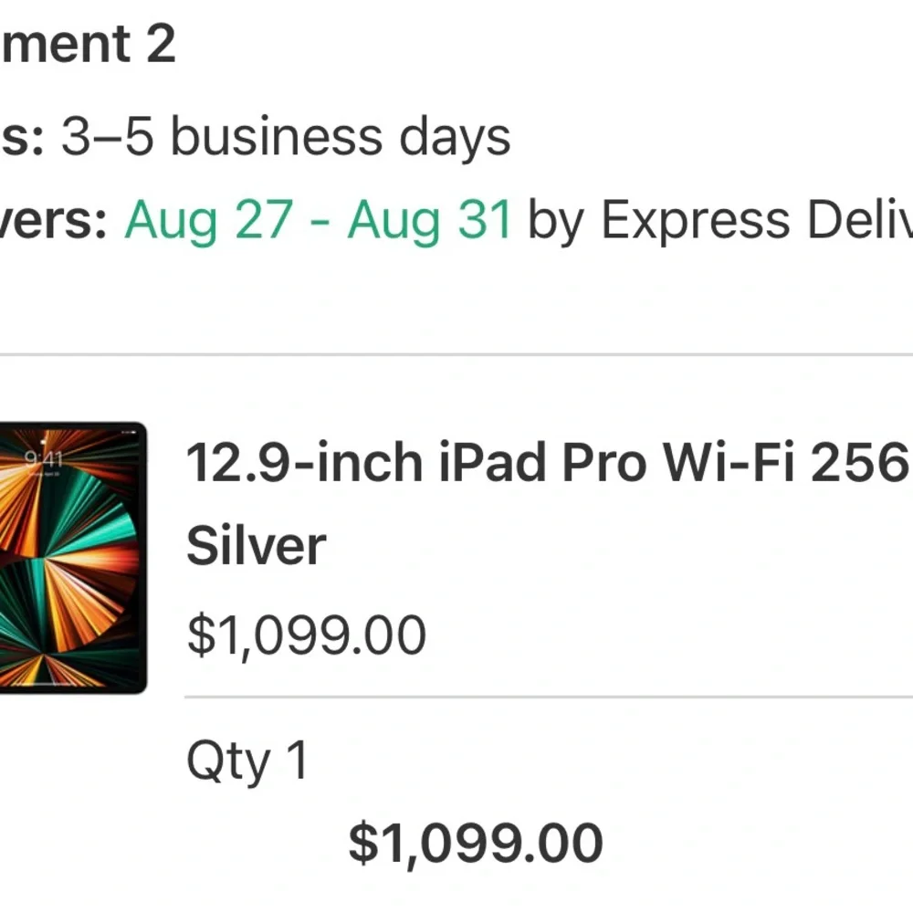 Apple iPad Pro + Accessories 5th Gen 256GB, Wi-Fi, 12.9 in - Silver